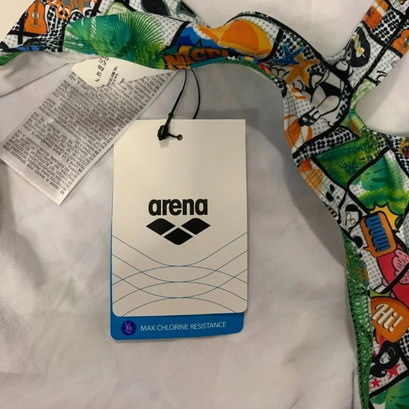 Arena Women's Summer Comic Swim Tech On Piece Swimsuit Size 22 NWT - Picture 7 of 16